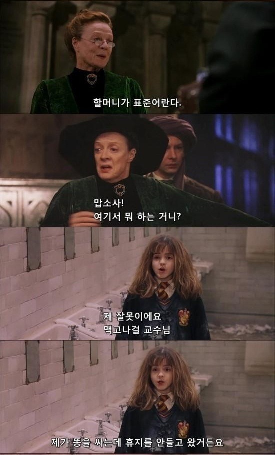 해리포터 스포甲 자막 | 인스티즈
