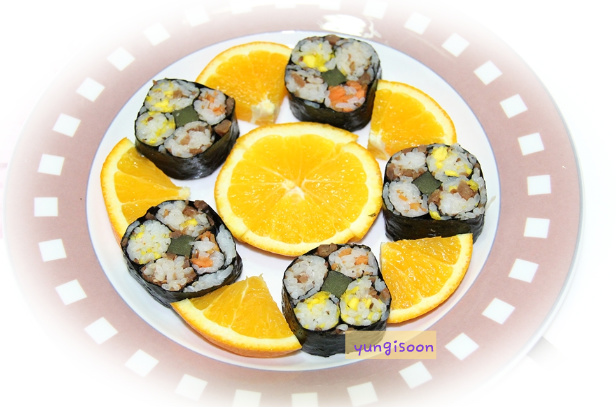 무지개김밥 이미지
