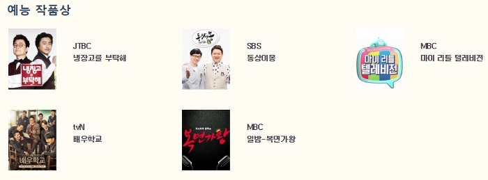 2016 백상예술대상 TV부문후보.jpg | 인스티즈