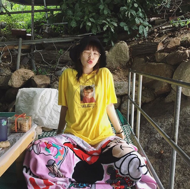 7/25 계곡에 간 걸스데이 민아.insta | 인스티즈