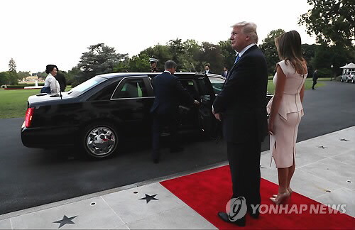문재인대통령 백악관 방문 스케치.jpg | 인스티즈
