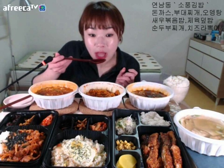 먹방 BJ 먹는양 톱쓰리 | 인스티즈