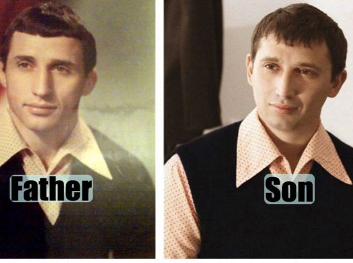 같은 나이에 부모와 아이들의 사진.jpg | 인스티즈