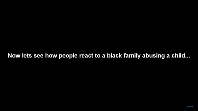 백인 아이/흑인 아이가 학대당할때 미국인들의 반응 | 인스티즈