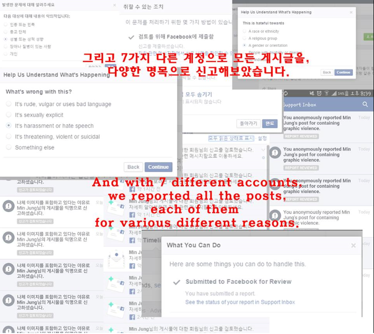 직접 실험해봤습니다. 페이스북코리아는 대체 어떤 기준으로 신고를 받는걸까요? | 인스티즈