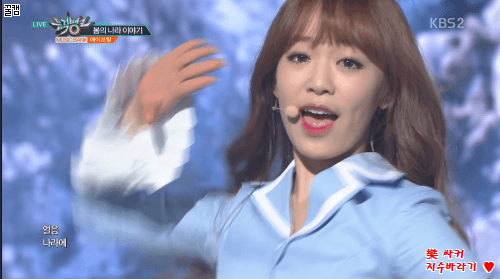 [에이프릴] 170210 뮤직뱅크 봄의 나라이야기 gif | 인스티즈