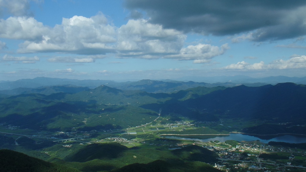 전주 모악산에서 본 웅장한 전주 만덕산(해발 762m) 풍경 (안구정화) | 인스티즈