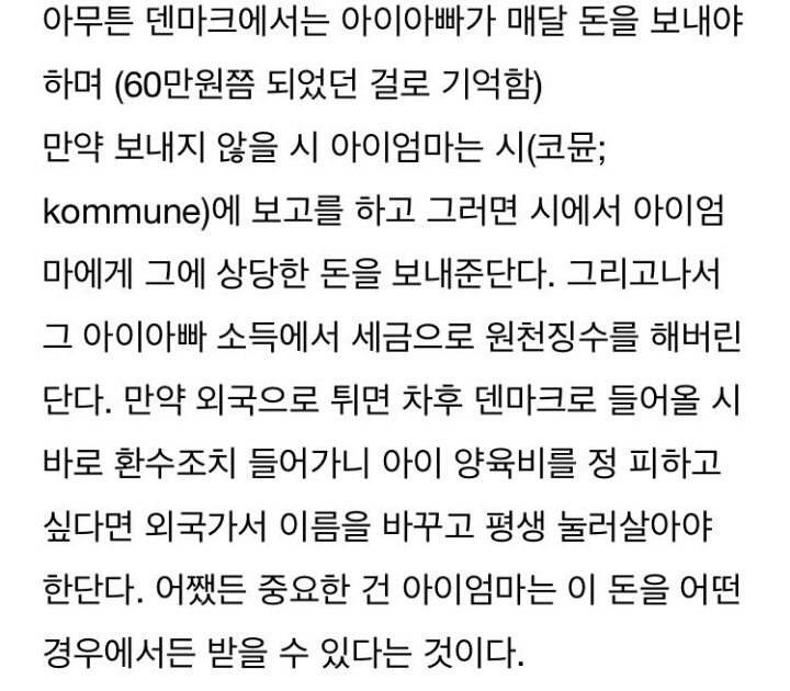 법적으로 남자에게 양육비를 부담시키는 한 국가의 미혼모 정책 | 인스티즈