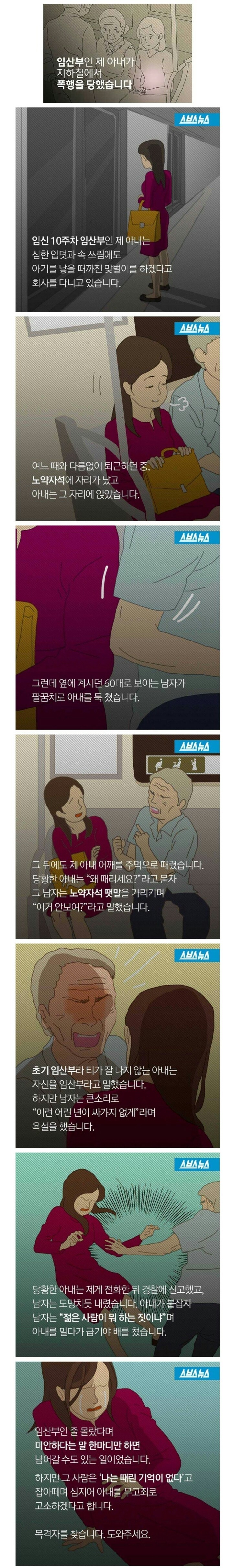 임산부인 제 아내가 폭행을 당했습니다 | 인스티즈