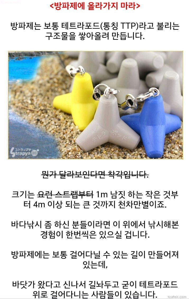 방파제에 올라가지 마시오 | 인스티즈