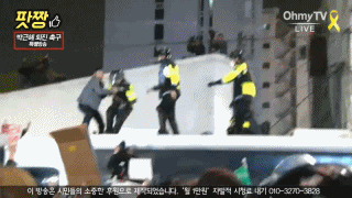 버스 폭력 시위자.gif | 인스티즈