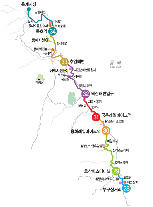 해파랑길 32코스 이미지