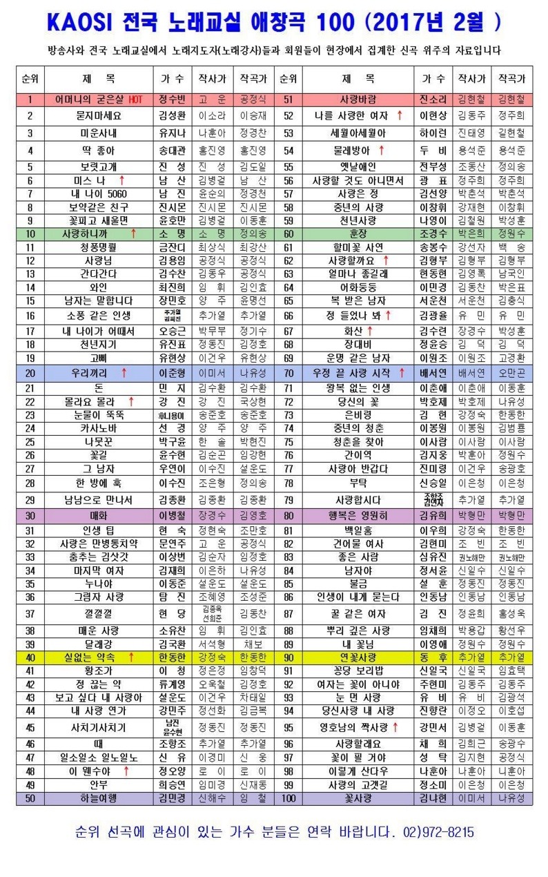 가요노래교실 이미지