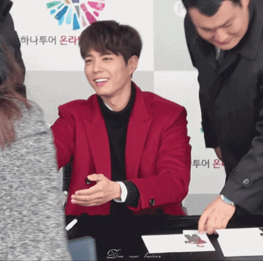김수현,박보검 팬사인회 특징.gif | 인스티즈