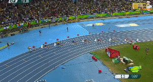 오늘자 우사인 볼트 200m 결승 움짤.gif | 인스티즈
