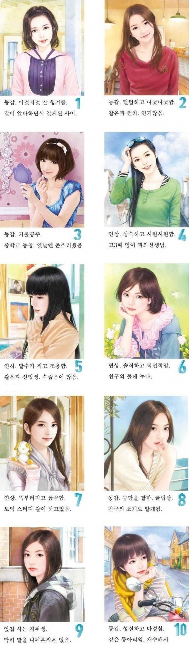 어떤 스타일의 여자친구를 원하세요?ㅎㅎ | 인스티즈