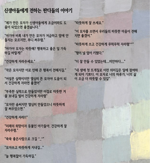 에이핑크 남덕들이 뜨개질을 한 이유 (210개의 털모자) | 인스티즈