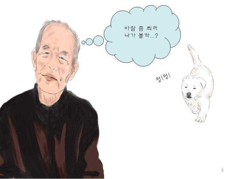 치매 할아버지를 구한 아기 풍산개 | 인스티즈