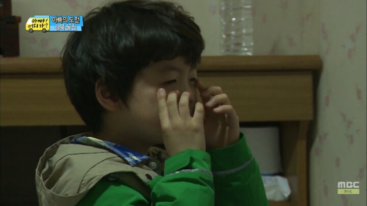 [아빠어디가] 눈물 빨리 흘리기 달인 찬형이 | 인스티즈