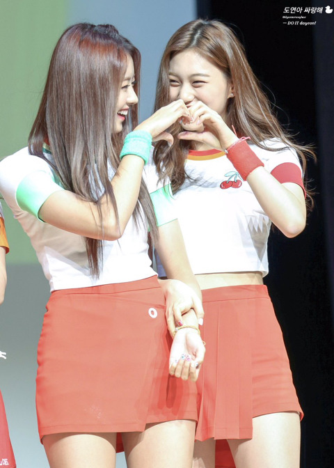 그룹 내 최장신 두 멤버 jpgif (아이오아이) | 인스티즈