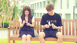 계절에 따라 각각 다른 느낌으로 설레는 드라마 분위기. gif | 인스티즈