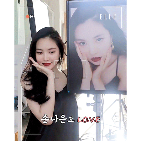 엘르 화보 찍는 손나은이.gif | 인스티즈
