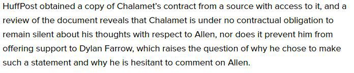 영화 'Call Me By Your Name'의 주연 티모시 샬라메, 우디 앨런 감독 옹호 논란 (피드백) | 인스티즈