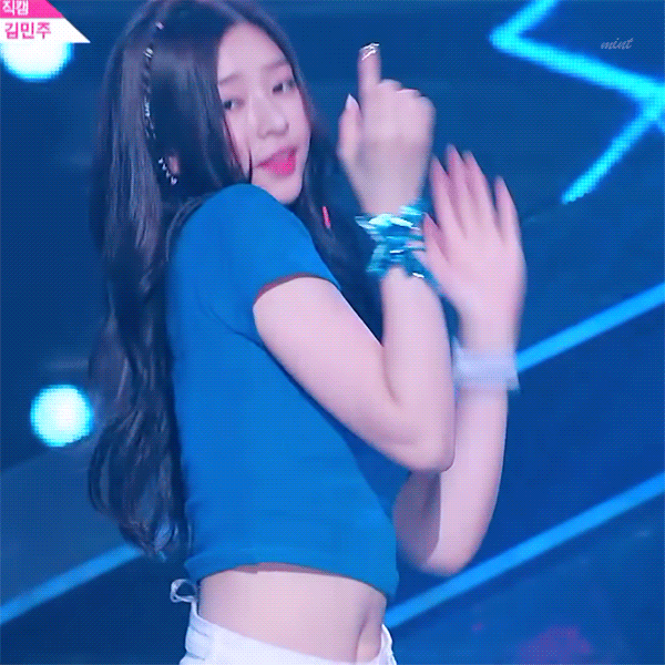 프듀48 김민주 김민서.gif | 인스티즈