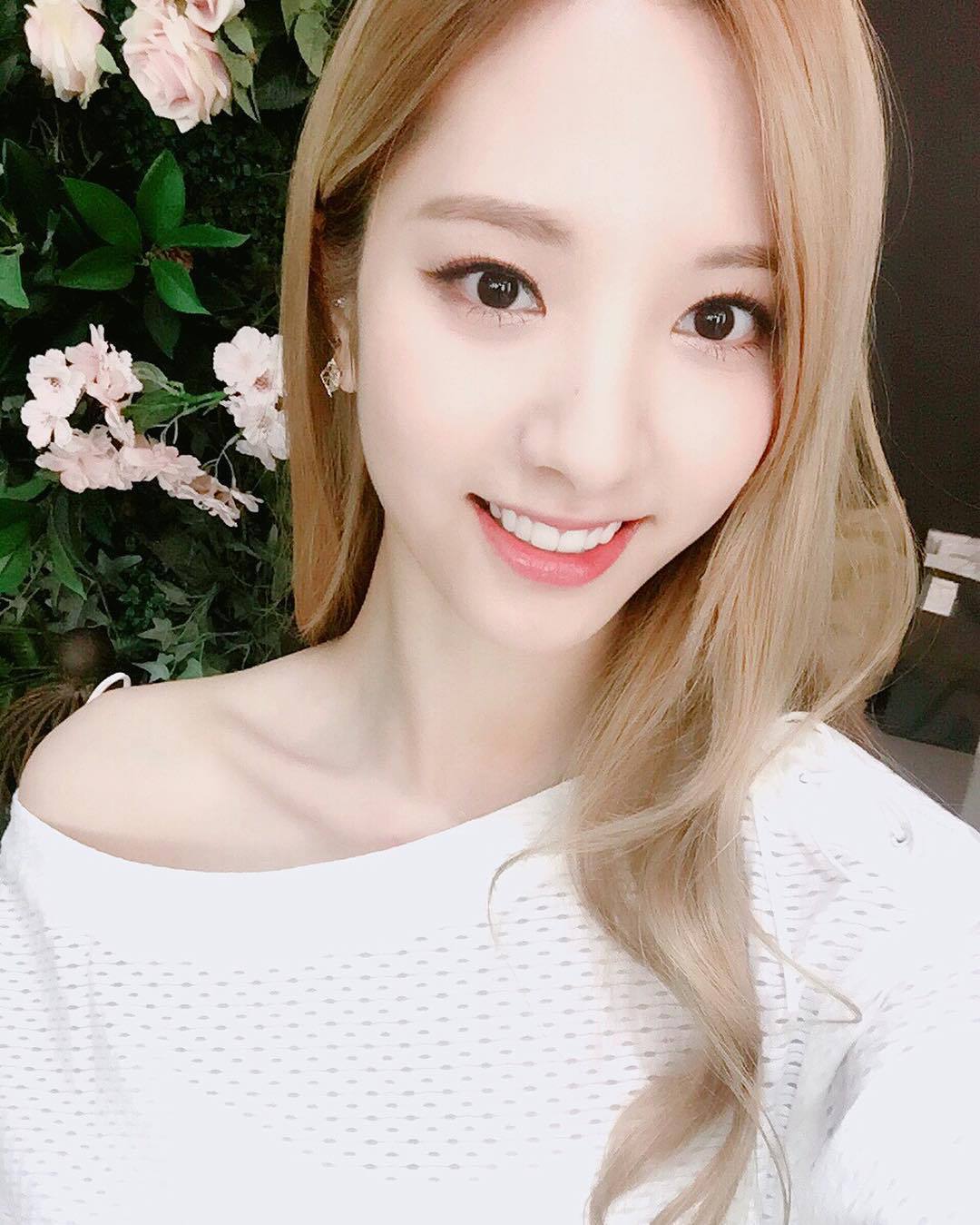 우주소녀 보나 금발머리 시절.gif | 인스티즈