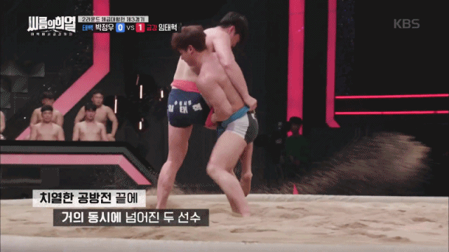 코치진들은 위험해서 반대하지만 관객들은 열광하는 독보적인 씨름 기술.jpgif | 인스티즈