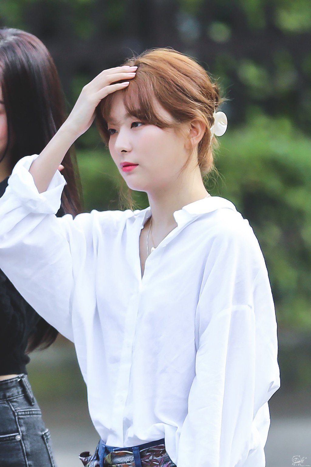 묶은 머리가 잘어울리는 슬기.jpgif | 인스티즈