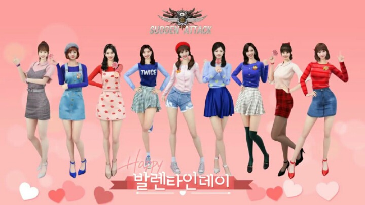 트와이스 밸런타인데이 캐릭터.jpg (서든어택) | 인스티즈