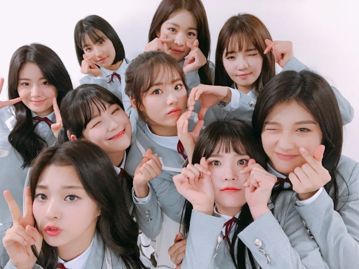 프로미스나인 음악방송 후 찍은 사진들 | 인스티즈