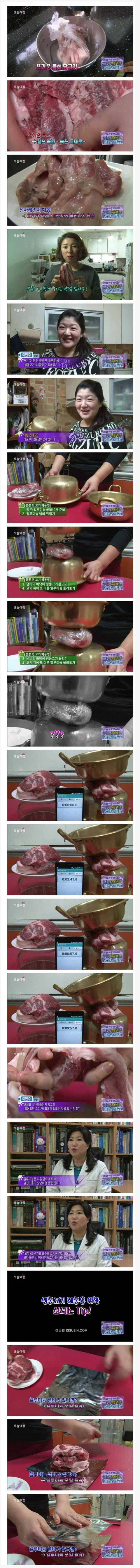 냉동고기 빠르게 해동시키는 방법 | 인스티즈