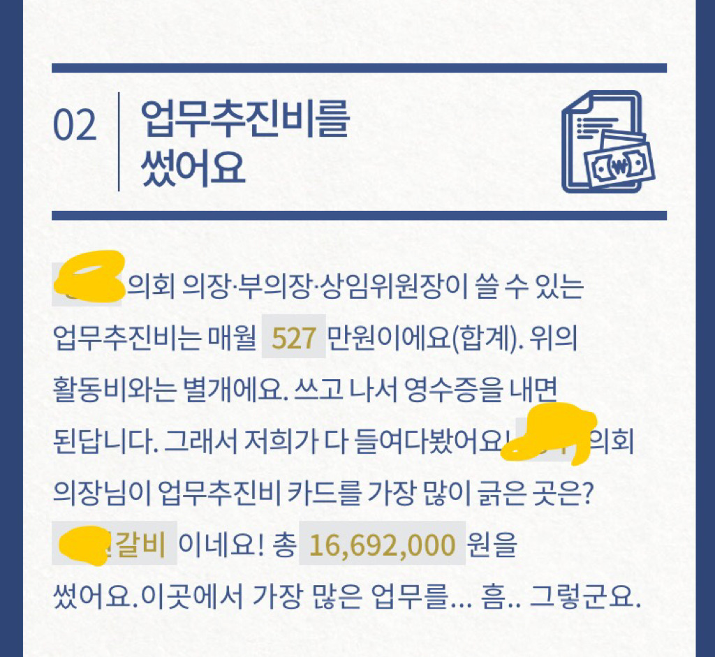 우리동네 의원들이 돈을 어디에 썼는지 털어보자 | 인스티즈
