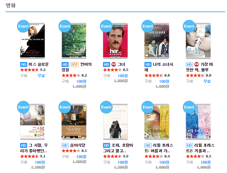 [네이버영화] 미스 슬로운 무료 / 100원에 파는 영화 목록 | 인스티즈
